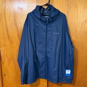 Columbia Navy Hooded Jacket
